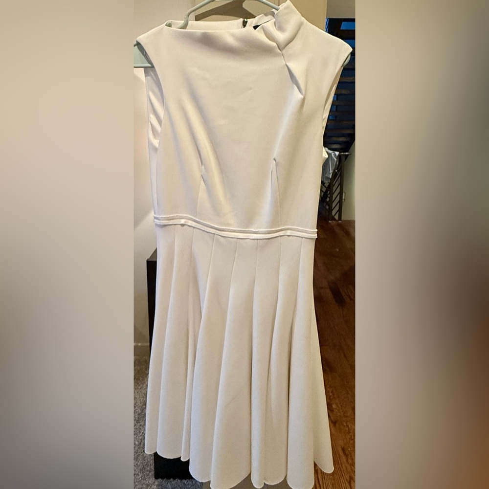 Zara Asymmetrical White Dress